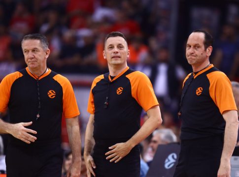 Οι διαιτητές στο Game 5 του Παναθηναϊκού με τη Μακάμπι Τελ Αβίβ