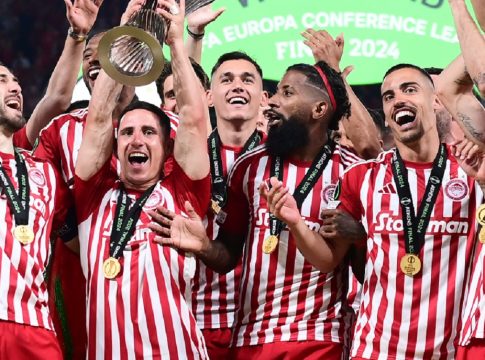 Ολυμπιακός: Τρέλα στο πάρτι με Ροντινέι και Ποντένσε (vid)