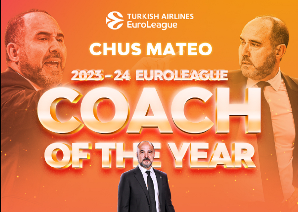 Euroleague: Προπονητής της χρονιάς ο Τσους Ματέο (vid)