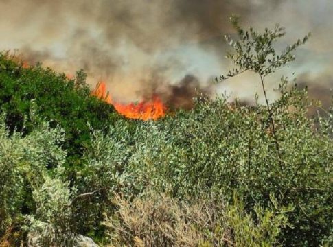 Φωτιά στη Σέριφο – Εκκενώνονται δύο περιοχές