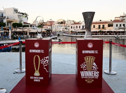 Χαμός στον Άγιο Νικόλαο: Ολοκληρώθηκε η περιοδεία των τροπαίων στην Κρήτη (vid)