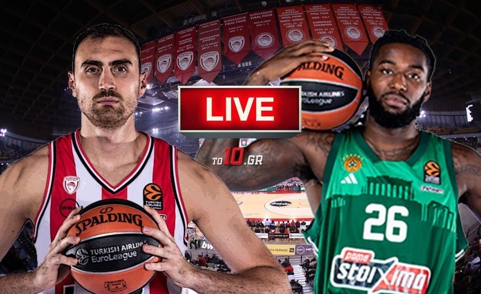LIVE: Ολυμπιακός – Παναθηναϊκός