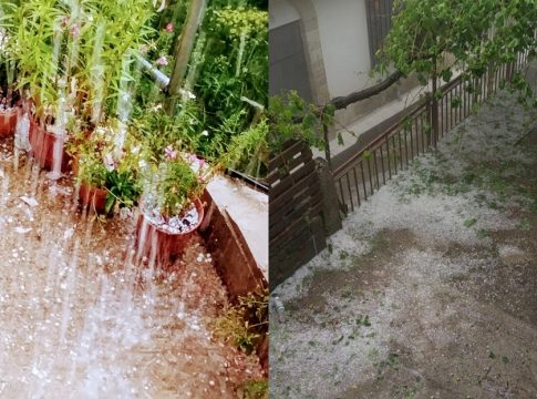 Καιρός: Σφοδρή χαλαζόπτωση στα χωριά των Τρικάλων – Σύννεφα mammatus σε Λάρισα και Λαμία