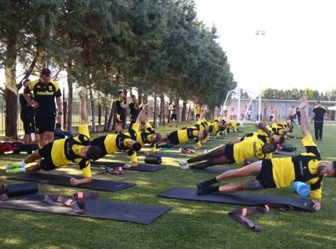 Άρης: Υποδοχή και πρώτη προπόνηση στην Πτολεμαΐδα (pics)