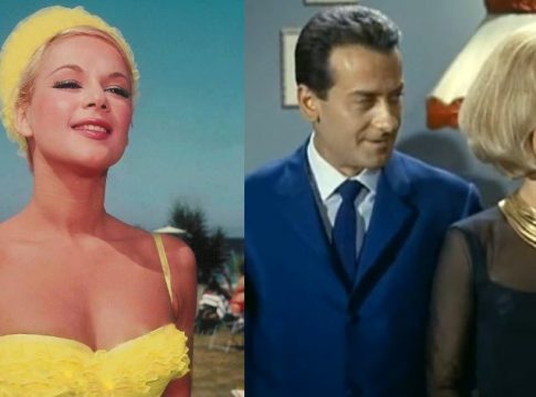 Η μελαχρινή Αλίκη Βουγιουκλάκη μαζί με τον Αλέκο Αλεξανδράκη σε μια αδημοσίευτη φωτογραφία από το 1987