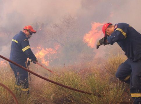 Νέα φωτιά στο Ηράκλειο Κρήτης – Ήχησε το 112, εκκενώνονται 4 χωριά