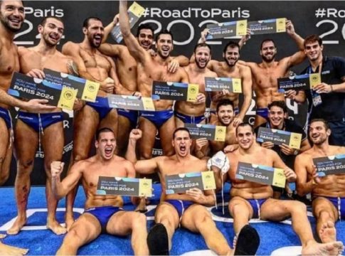 H αποστολή της Εθνικής πόλο ανδρών για τους Ολυμπιακούς Αγώνες