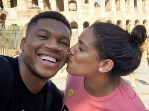 Η μέλλουσα κυρία Αντετοκούνμπο με πέπλο στο κεφάλι τα σπάει σε κλαμπ