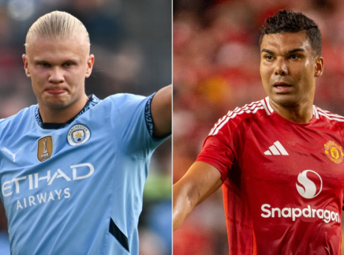 Οι ενδεκάδες του Μάντσεστερ Σίτι-Μάντσεστερ Γιουνάιτεντ για το Community Shield