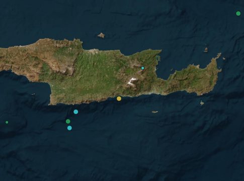 Κρήτη: Σεισμός 3,6 Ρίχτερ στα νότια του νησιού