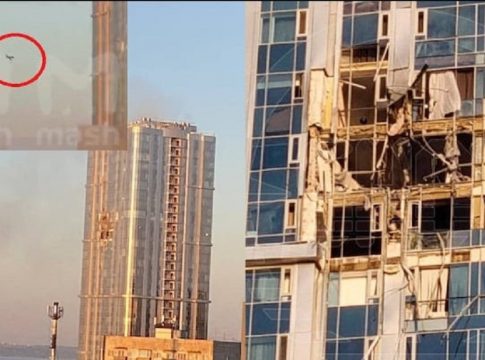 Ρωσία: Ουκρανικό drone πέφτει σε πολυώροφο κτίριο – Τέσσερις τραυματίες