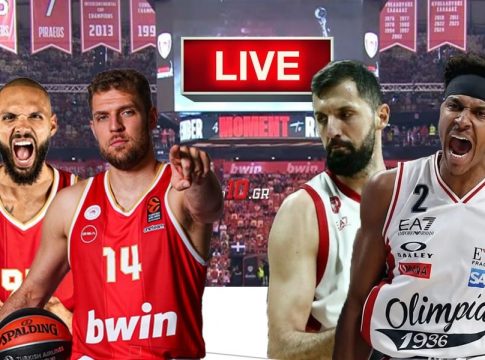 LIVE: Ολυμπιακός – Αρμάνι Μιλάνο