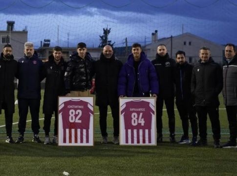 Τα αδέρφια Κωστούλα επισκέφτηκαν την πρώτη τους ομάδα στον Βόλο