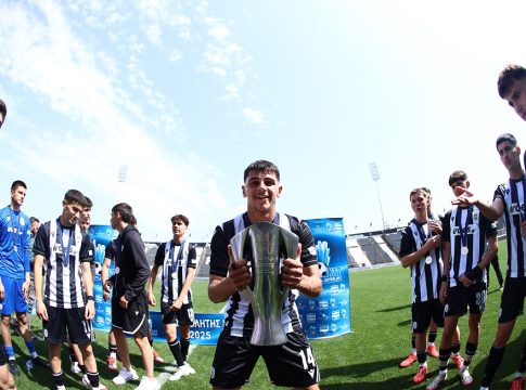 Πρωταθλητής Κ17 ο ΠΑΟΚ (1-0) – Tην απονομή έκαναν οι Βιεϊρίνια και Πέλκας (pics)
