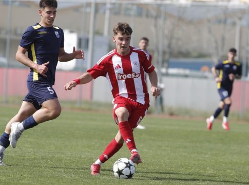 Καταιγιστικοί οι Νέοι του Ολυμπιακού, ισοπέδωσαν με επτάρα τη Λαμία (7-0)