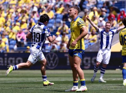Λας Πάλμας – Ρεάλ Σοσιεδάδ 1-3: «Τριάρα» και ελπίζουν για Ευρώπη οι Βάσκοι