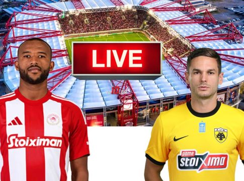 LIVE: Ολυμπιακός – ΑΕΚ