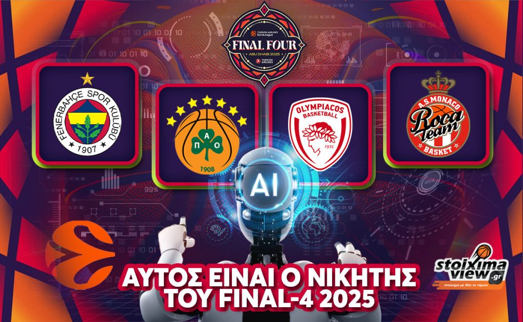Euroleague Final Four 2025 Νικητής: Το AI «μίλησε», αυτός σηκώνει την κούπα της Euroleague στο Άμπου Ντάμπι!