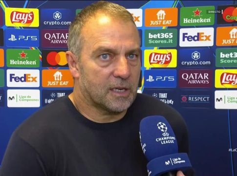 Έξαλλος ο Φλικ με την διαιτησία: «Κάθε 50-50 απόφαση πήγε προς την πλευρά της Ίντερ» (pic)