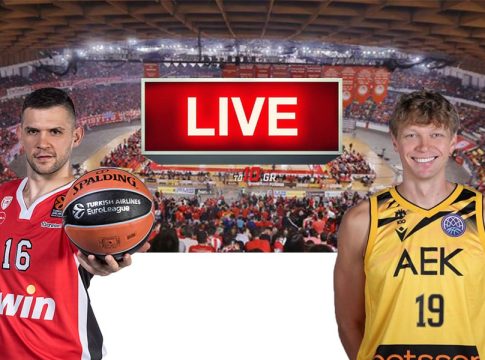 LIVE: Ολυμπιακός – ΑΕΚ