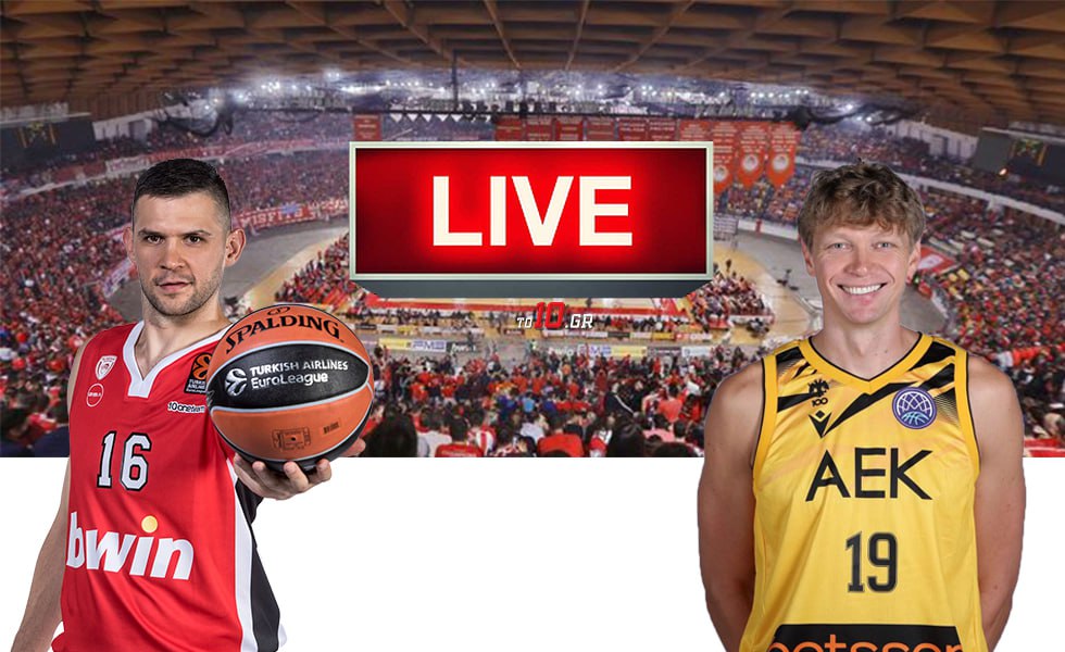 LIVE: Ολυμπιακός – ΑΕΚ