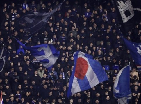 Άγρια επεισόδια στο περιθώριο του Χάιντουκ-Ντιναμό Ζάγκρεμπ και 160 συλλήψεις (vid)
