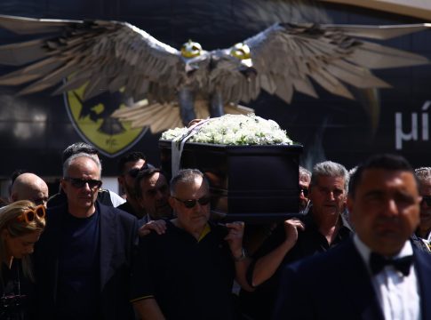 ΑΕΚ: Το τελευταίο αντίο στον Δημήτρη Χατζηχρήστο