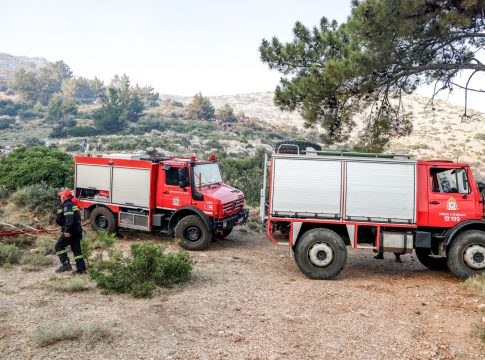 Φωτιά σε οικισμό κοντά στην Πάργα – Μήνυμα του 112 στους κατοίκους