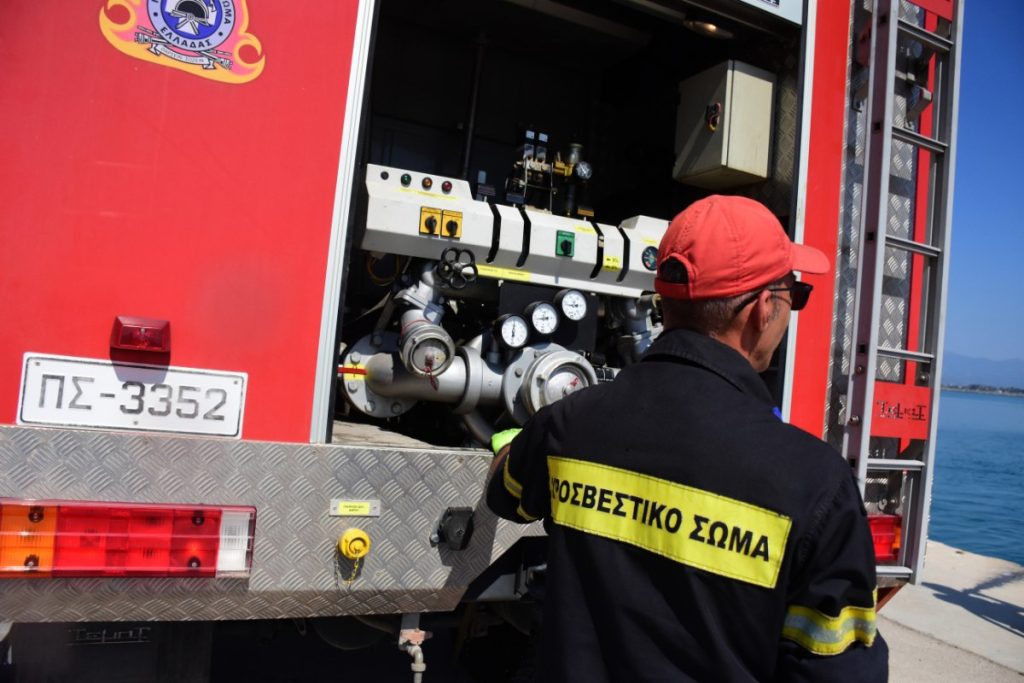 Χαλκιδική: Σε εξέλιξη φωτιά σε αγροτοδασική έκταση στη Συκιά