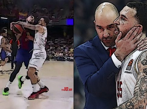 Τα 21 δευτερόλεπτα που δείχνουν τη… μεταμόρφωση του Μάικ Τζέιμς από τον κόουτς Σπανούλη (vid)