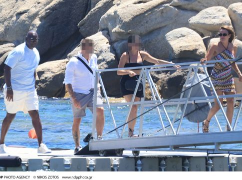 Μάικλ Τζόρνταν και Ιβέτ Πριέτο: Απολαμβάνουν τις διακοπές τους στη Μύκονο