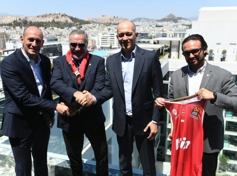 Ολυμπιακός: Η παρακάμερα από την παρουσίαση της νέας χορηγικής συμφωνίας με το ArrenA