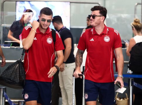 «Πέταξε» για Ολλανδία ο Ολυμπιακός (pics, vids)