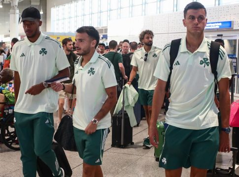 Αναχώρησε για Σκωτία ο Παναθηναϊκός (pics)