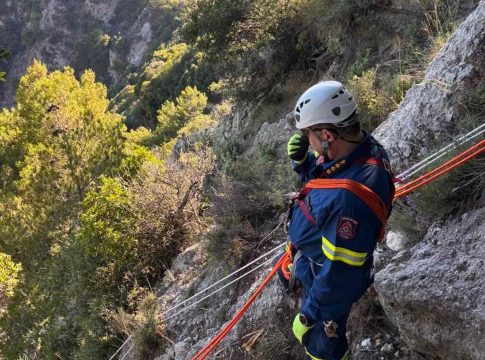 Επιχείρηση διάσωσης τραυματισμένης γυναίκας στον Όλυμπο – Μεταφέρθηκε με ελικόπτερο στο Λιτόχωρο