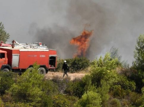 Πολύ υψηλός ο κίνδυνος πυρκαγιάς την Τρίτη – Δείτε τον χάρτη