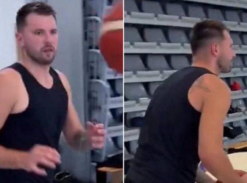 «Skinny Luka»: Ο μεταμορφωμένος Ντόντσιτς σκόραρε από το κέντρο και έγινε viral!