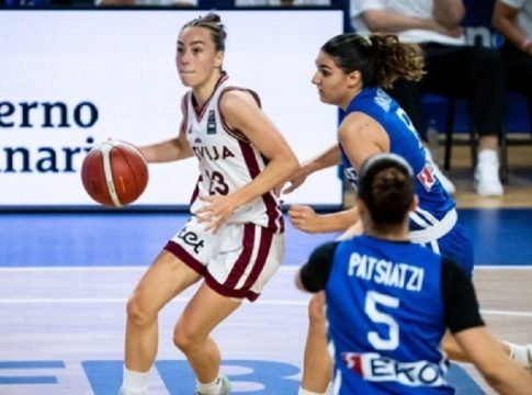 Λετονία – Ελλάδα 56-49: Πέμπτη σερί ήττα για την Εθνική Νεανίδων