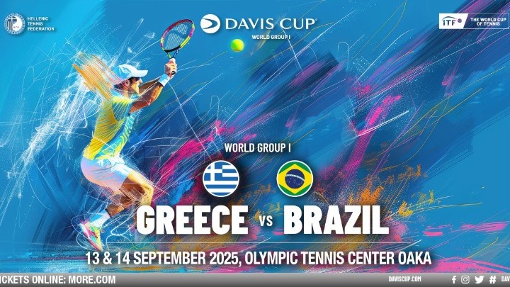 Davis Cup: Αρχίζει η διάθεση των εισιτηρίων για την αναμέτρηση της Ελλάδας με τη Βραζιλία στο ΟΑΚΑ