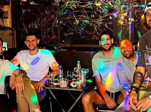 «Ερυθρόλευκο» παρεάκι: Λαρεντζάκης, Παπανικολάου και Πρίντεζης σε στιγμές χαλάρωσης