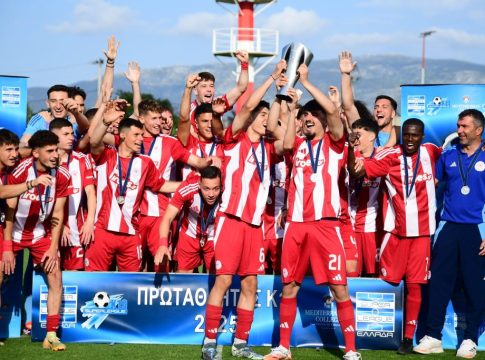 Οι αντίπαλοι και το πρόγραμμα της Κ19 του Ολυμπιακού στο Youth League