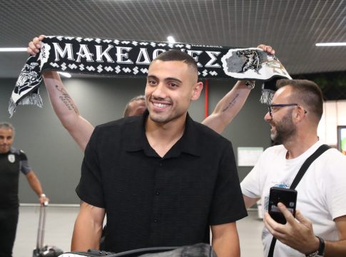 Έφτασε στην Θεσσαλονίκη για τον ΠΑΟΚ ο Γιακουμάκης (pics)