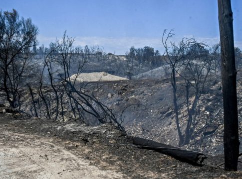 Βελτιωμένη η εικόνα στα πύρινα μέτωπα – Μάχη με διάσπαρτες εστίες στη Χίο
