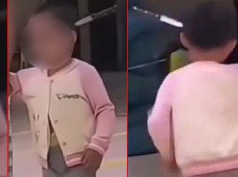 Κίνα: Η στιγμή που 3χρονη περπατά ήρεμη μέσα σε νοσοκομείο με ένα μαχαίρι καρφωμένο στο κεφάλι της (vid)
