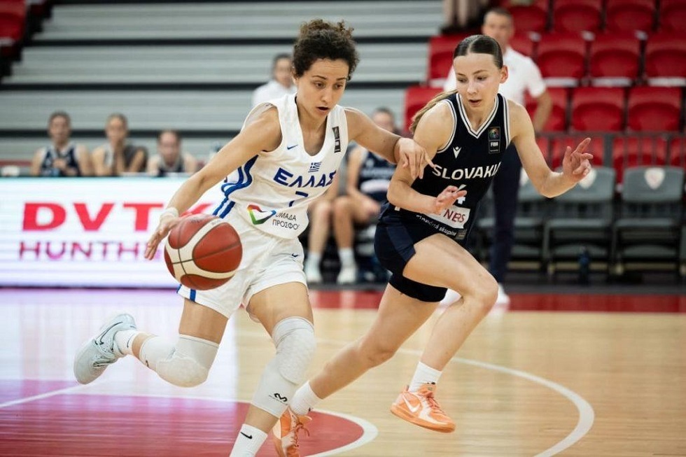 Ελλάδα – Σλοβακία 54-68: Ήττα και 6η θέση για την Εθνική Νέων Γυναικών