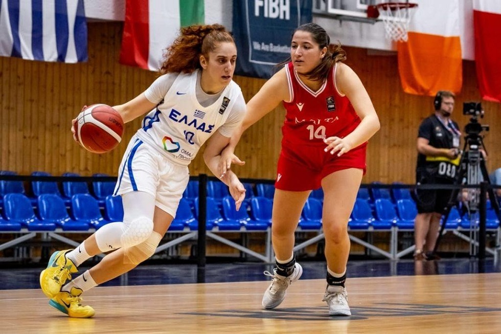 Ελλάδα – Μάλτα 81-46: Εύκολα η Εθνική Νέων Γυναικών