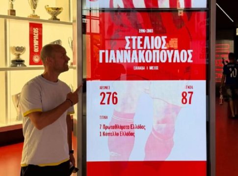 Γιαννακόπουλος: «Υπέροχη δουλειά στο μουσείο του Ολυμπιακού – Υπερήφανος που αποτελώ μέλος αυτού του τεράστιου συλλόγου»