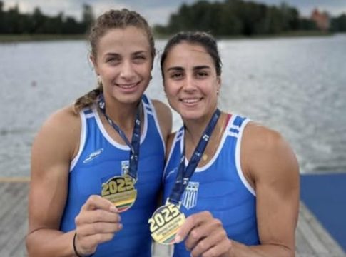 «Χρυσές» στο ανοιχτό πρωτάθλημα Λιθουανίας οι Φίτσιου και Αναστασιάδου στο διπλό σκιφ