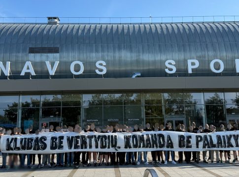 Συνεχίζεται η κόντρα μεταξύ των οπαδών της Ζαλγκίρις με τη διοίκηση (pic)