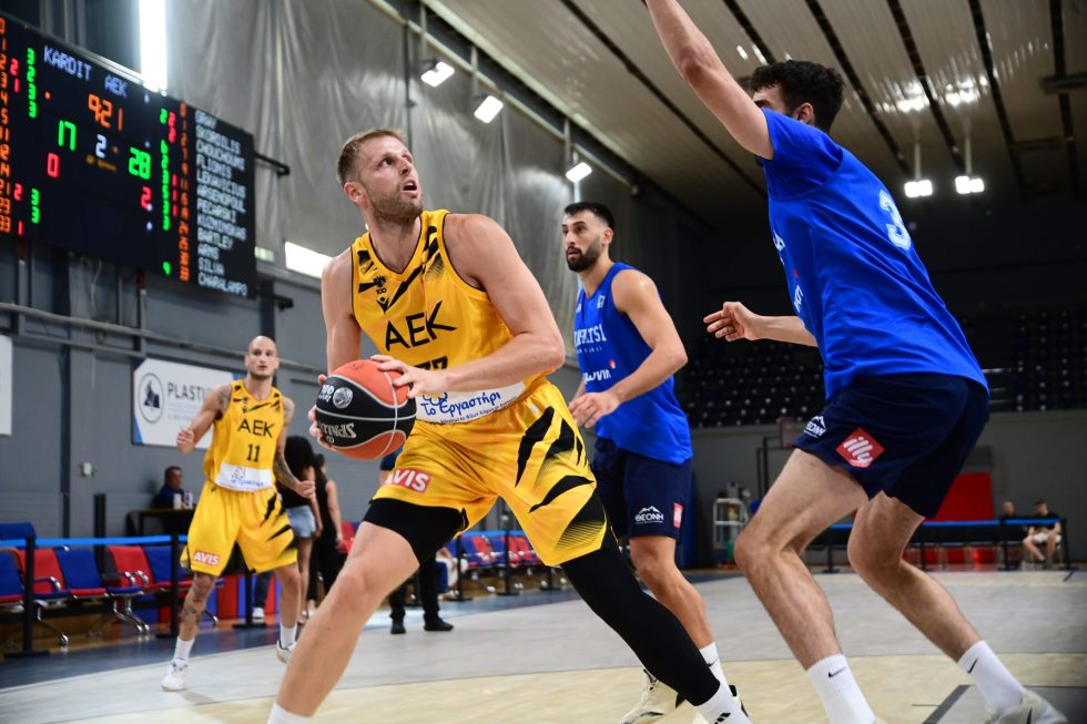 Καρδίτσα – ΑΕΚ 85-95: Εύκολη νίκη παρά τις απουσίες για την Ένωση